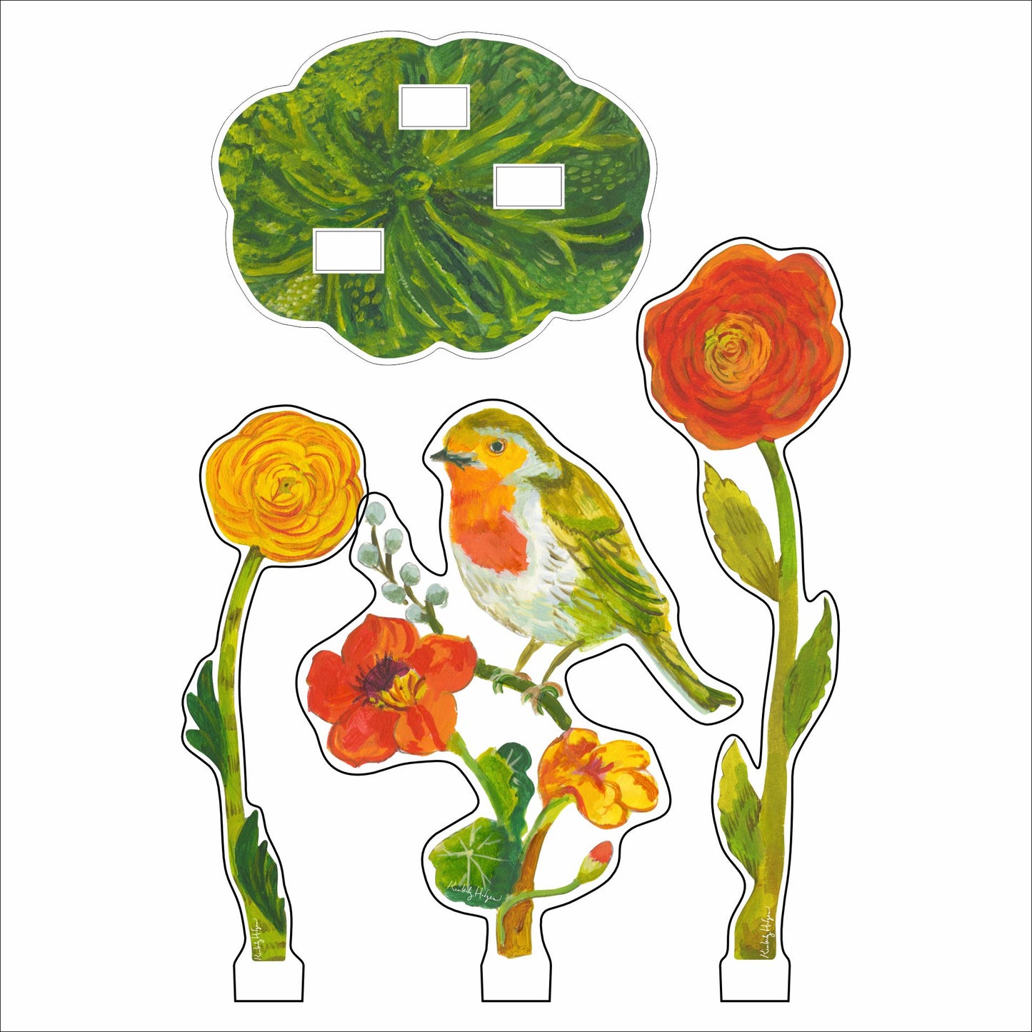 KHA-740 Petite Bouquet Collection 11 | 0.25Acrylic Collection | Set of 6