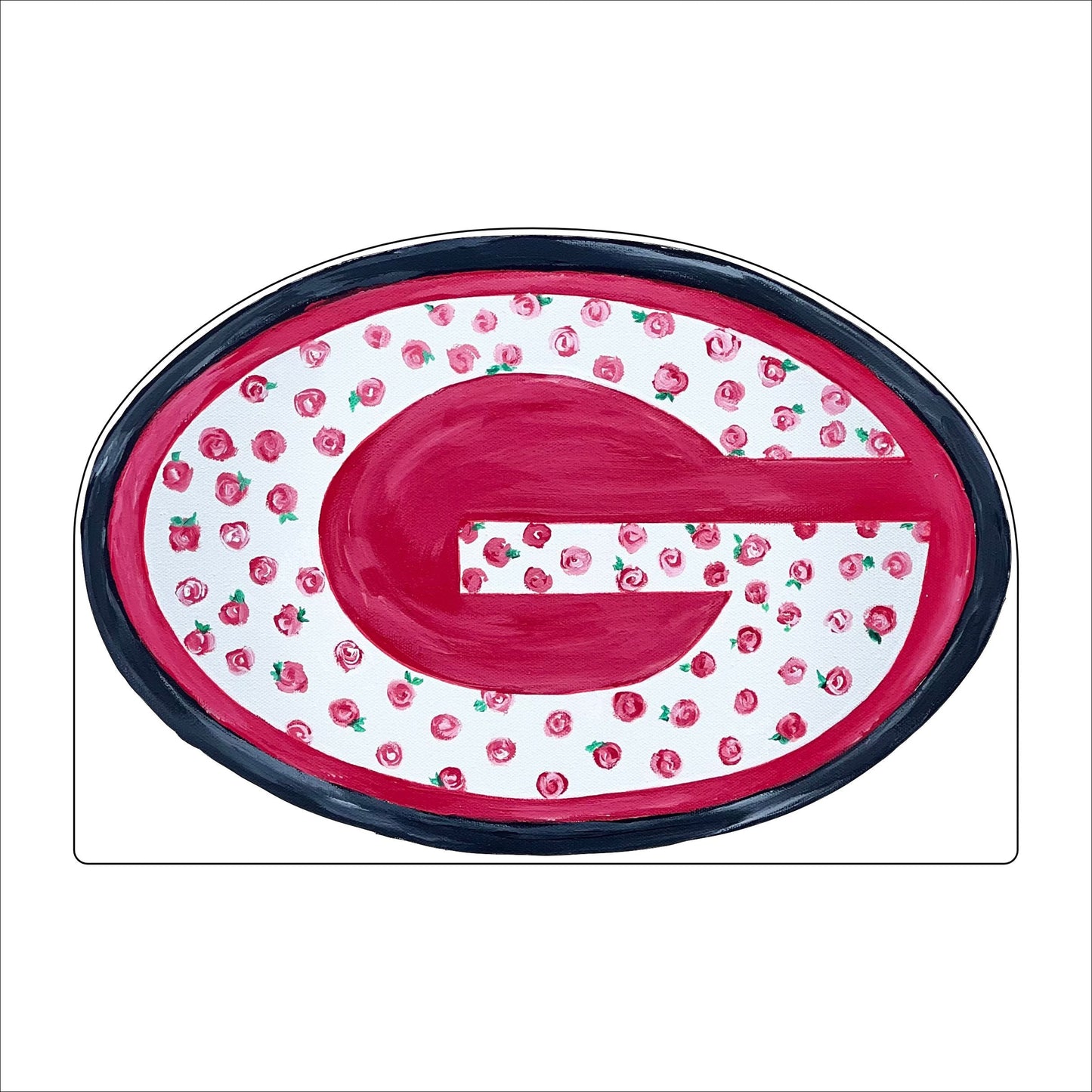 KLA-002 UGA Floral | 0.75in. Acrylic Cutout | Case Bundle any 10+ (Pack of 1)