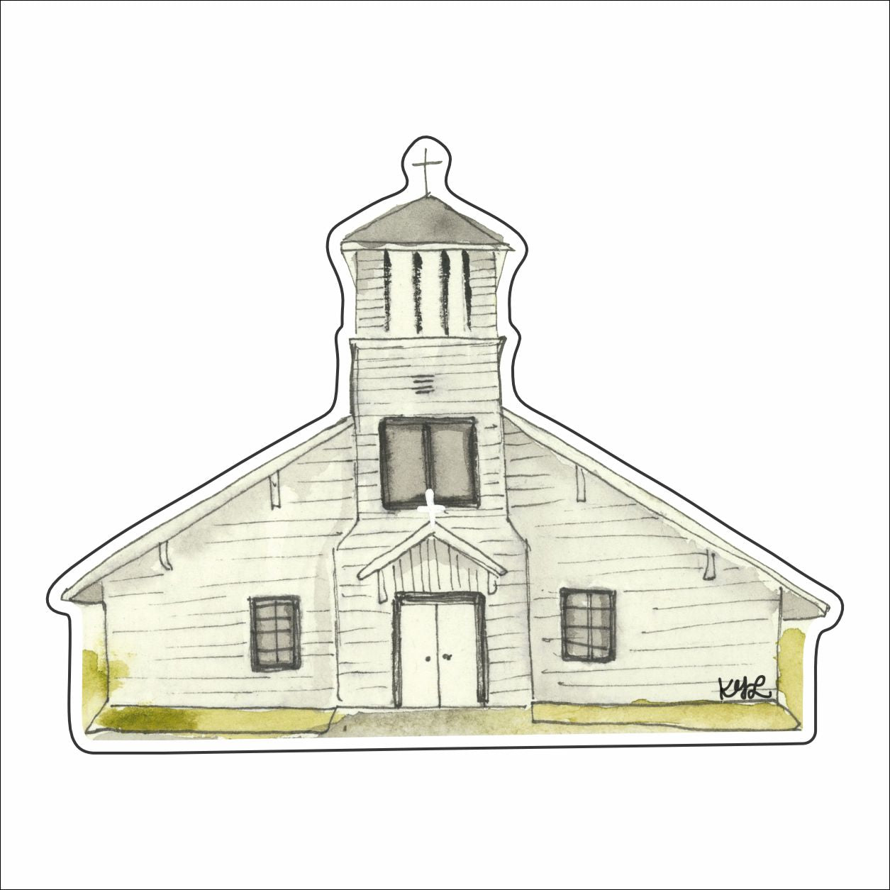 KLS-014 St. Martin Chapel Mini | 0.50Acrylic Mini Contour