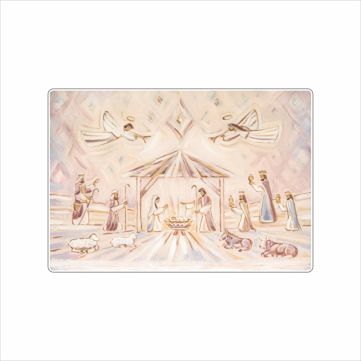 KMB-007 Nativty Painting | 0.75Acrylic Contour
