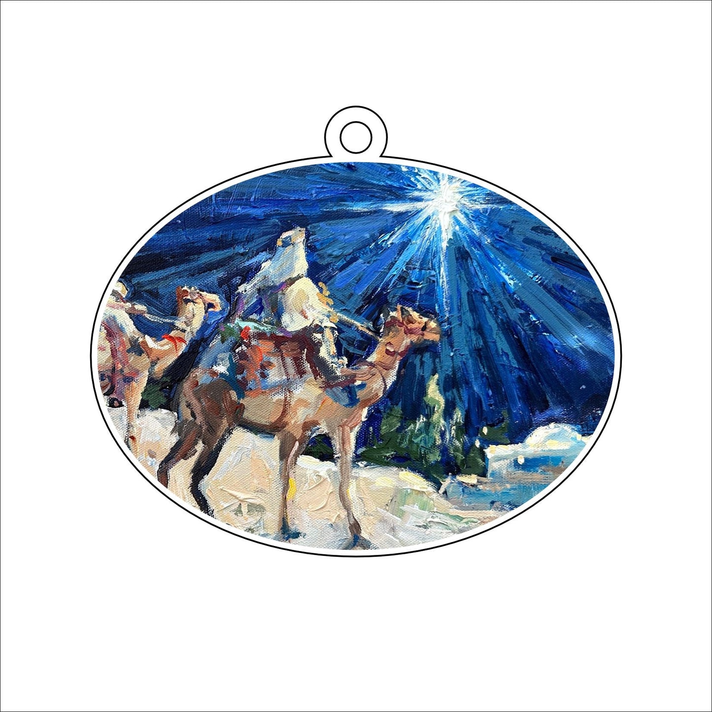 KPA-037 Star of Wonder | 0.25in. Acrylic Ornament |