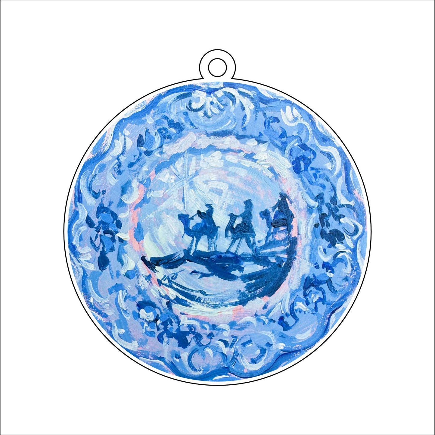 KPA-050 Came to Worship | 0.25Acrylic Ornament |