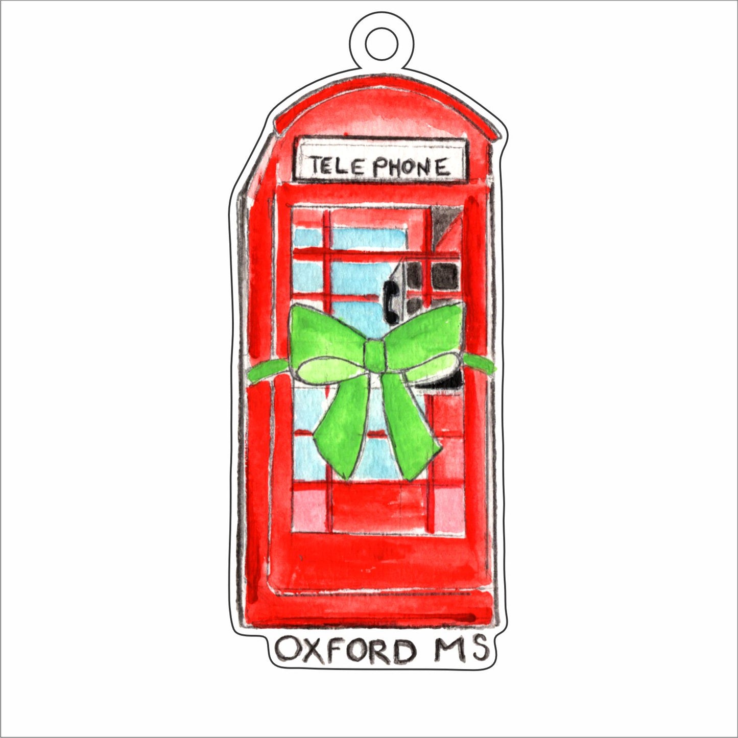 KWIL-003 Let's Talk Oxford | 0.25in. Acrylic Ornament |