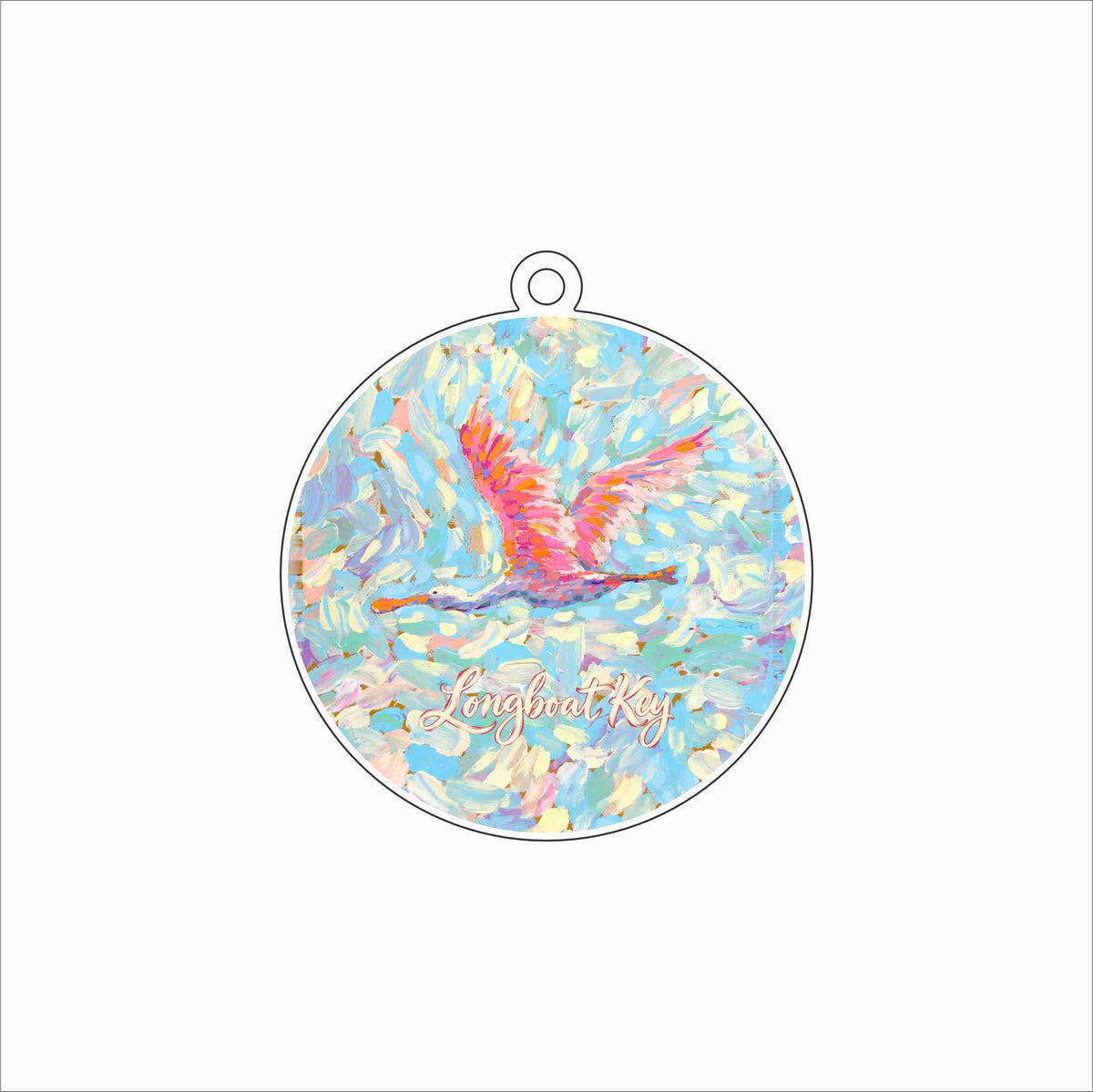 LAM-031 Longboat Key Ornament | 0.25Acrylic Ornament
