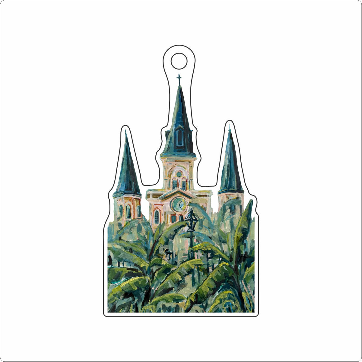 LBN-005 St. Louis Cathedral Ornament | 0.25Acrylic Ornament