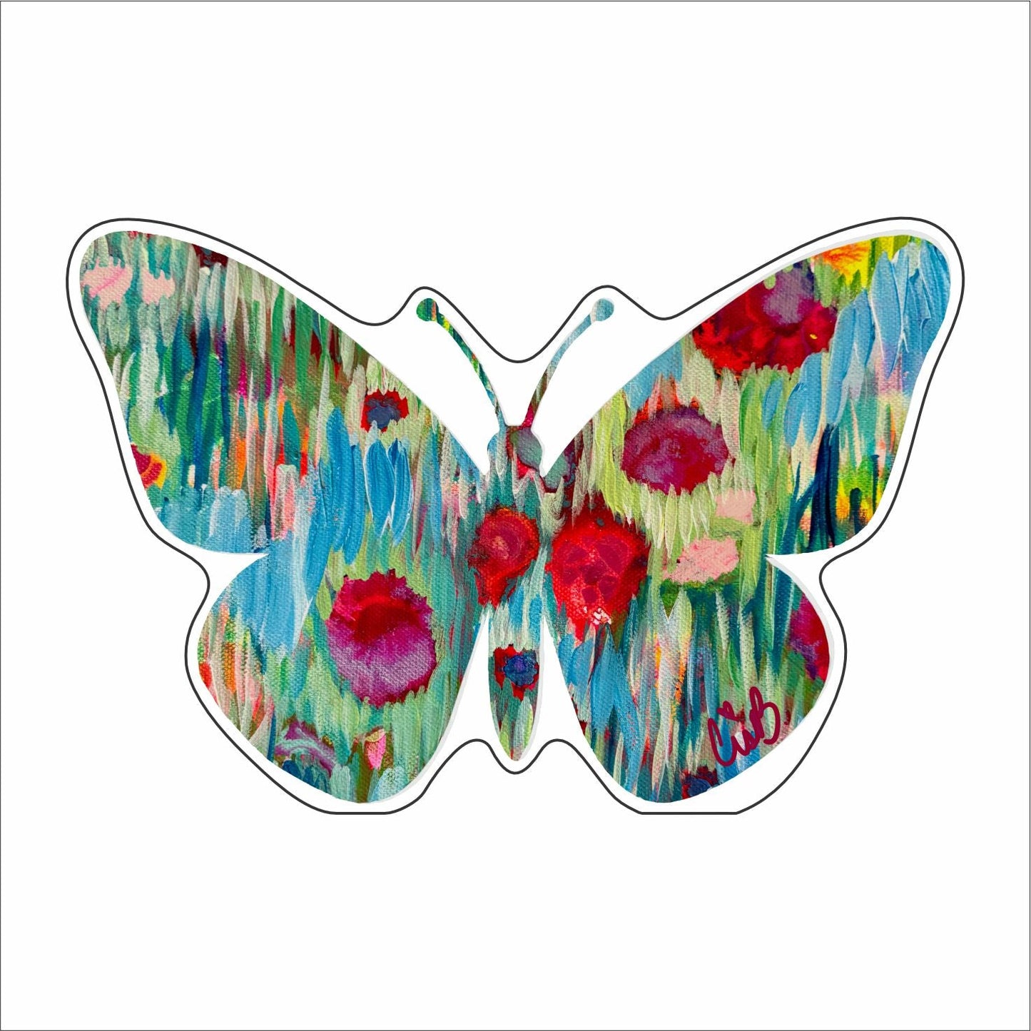 LBR-050 Dublin Butterfly Mini | 0.50Acrylic Mini | Case of 25