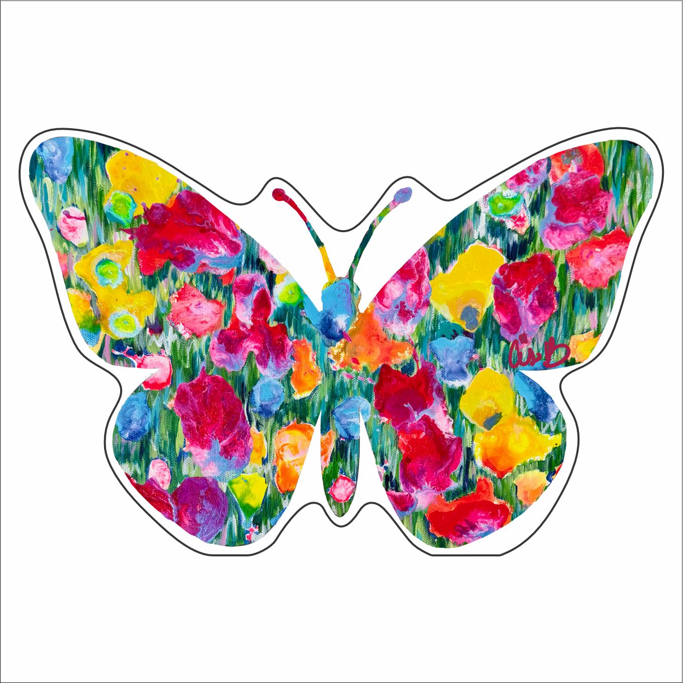 LBR-056 Garden Party Butterfly Mini | 0.50Acrylic Mini |