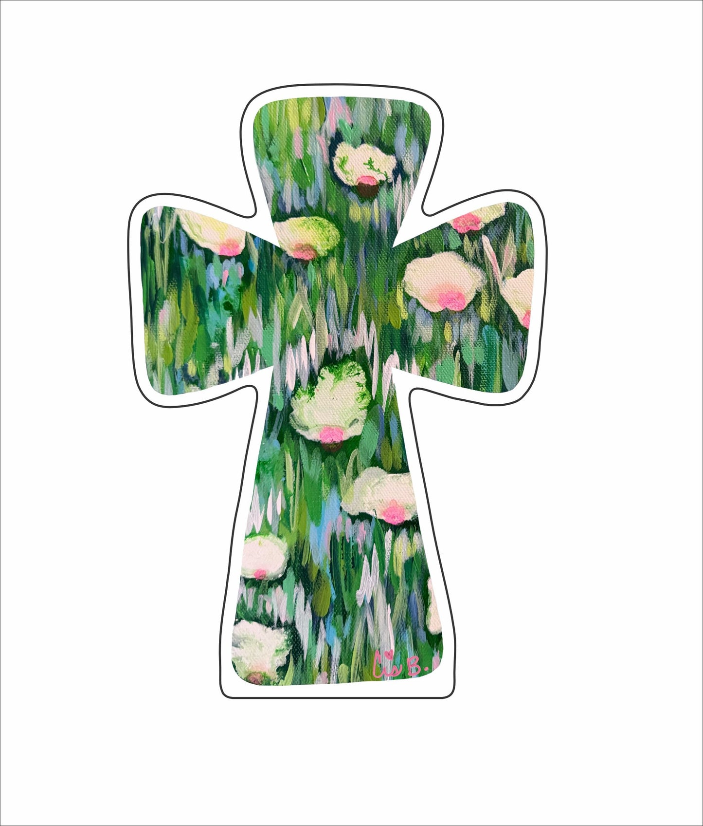 LBR-100 Magnolia Cross | 0.75Acrylic Contour |