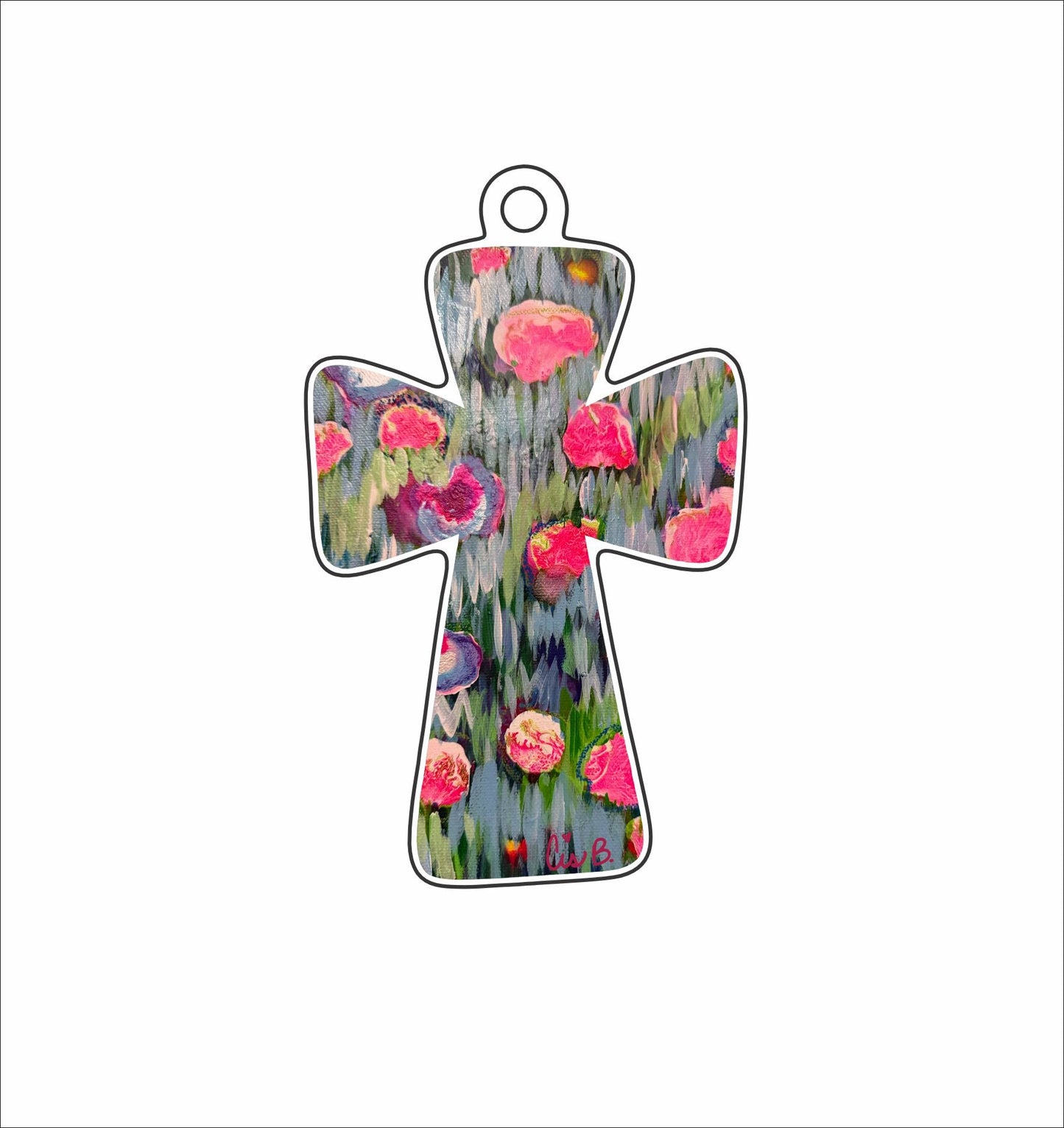 LBR-108 Darling Cross Ornament | 0.25Acrylic Ornament |