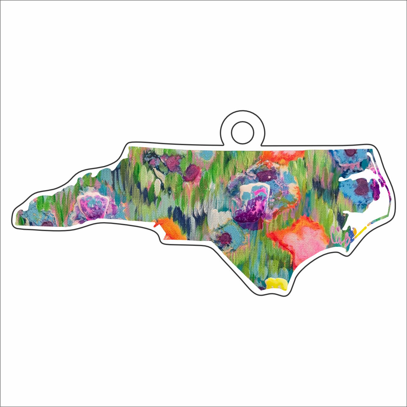 LBR-132 NC State Mulberry Ornament | 0.25Acrylic Ornament | Case of 25