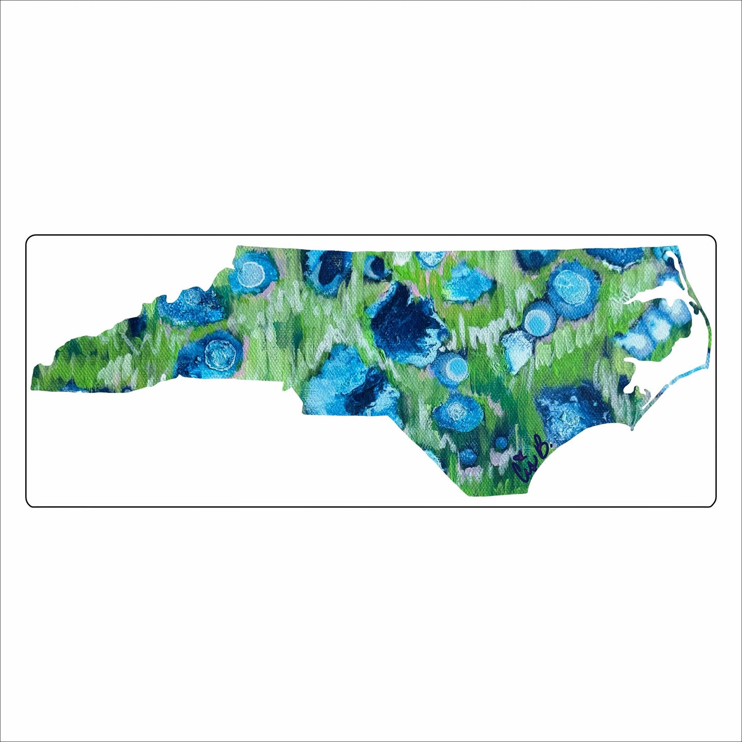 LBR-148 NC State Wild Blue Yonder | 0.75Acrylic Contour |