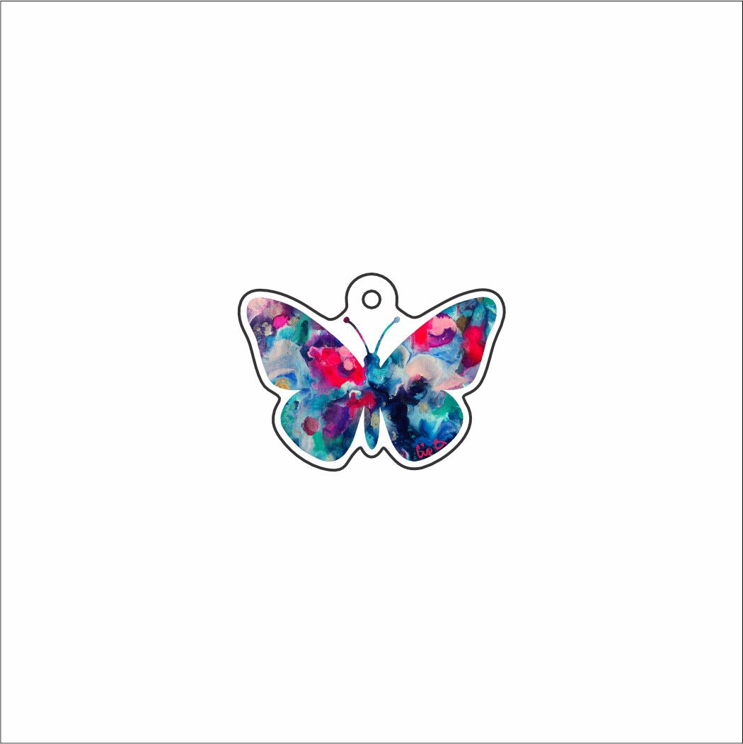LBR-217 Trailblazer Butterfly Trinket | 0.125Acrylic Mahjong Trinket | Set of 20