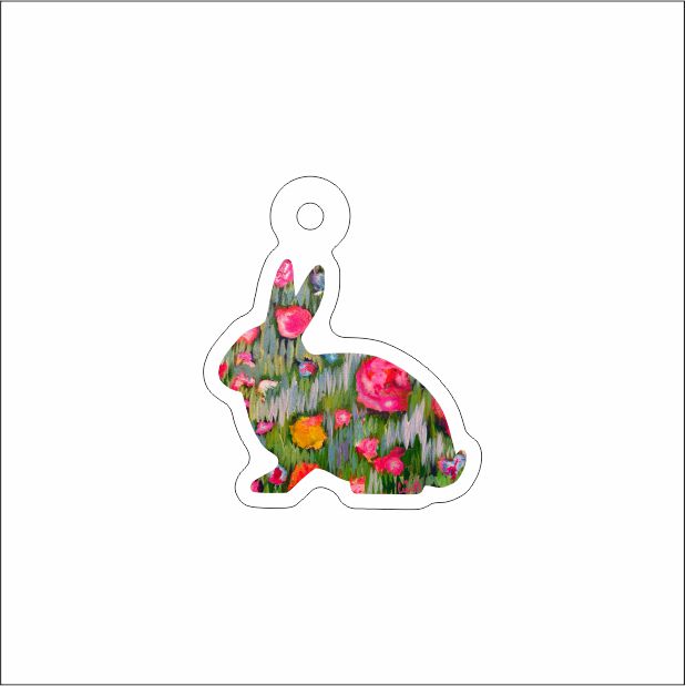 LBR-225 Royal Delight Bunny Trinket | 0.25Acrylic Mahjong Trinket | Case of 10