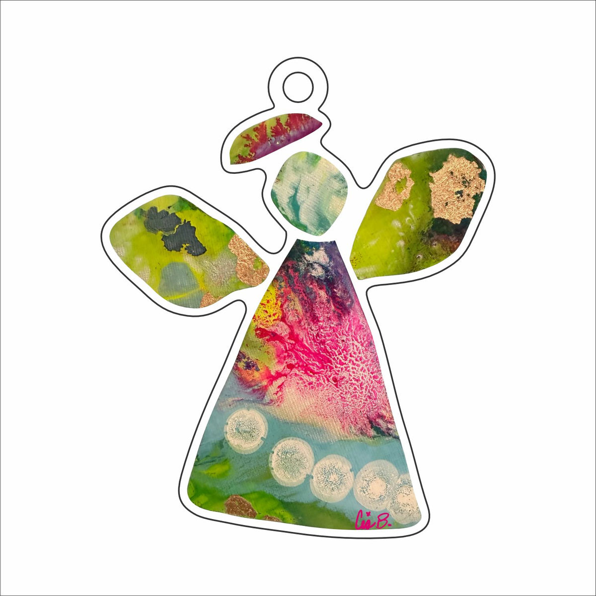LBR-249 Kala Angel Ornament | 0.25Acrylic Ornament