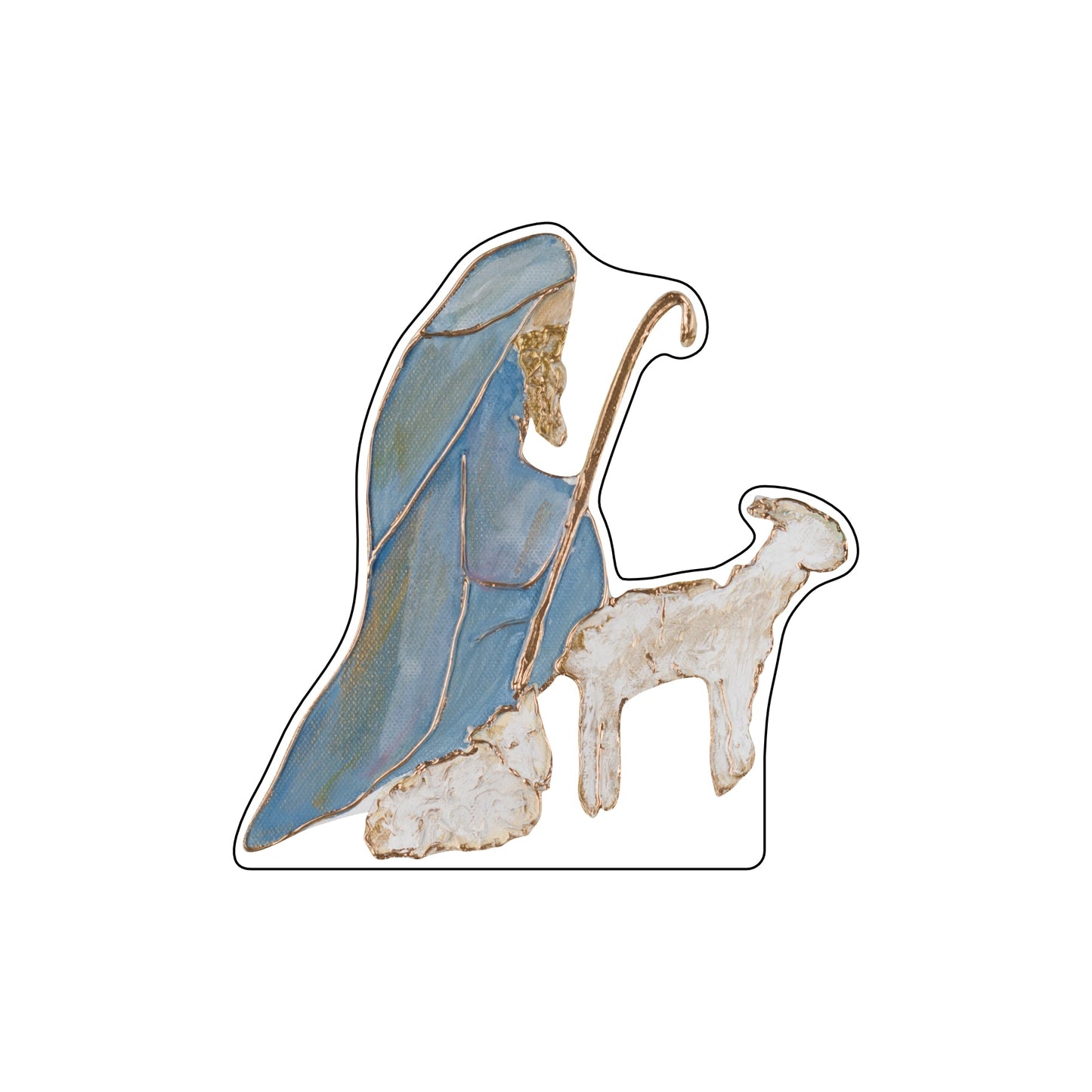 LFA-015 Nativity Shepherd Mini | 0.50Acrylic Mini |