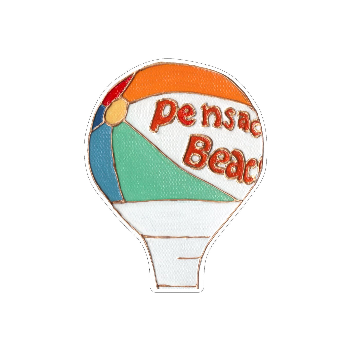 LFA-024 Pensacola Hot Air Balloon Mini | 0.50Acrylic Mini |