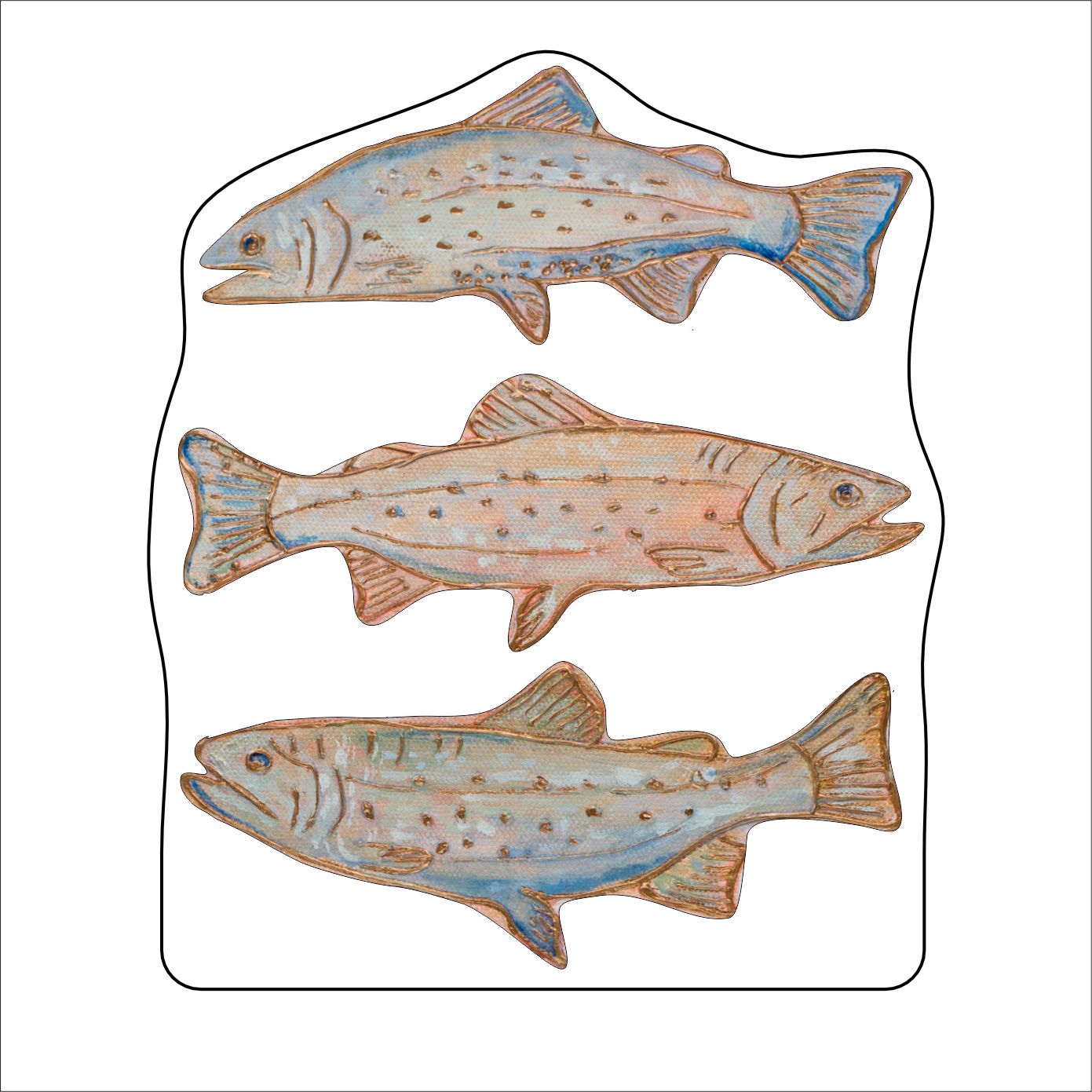 LFA-039 Trout Mini | 0.50Acrylic Mini |