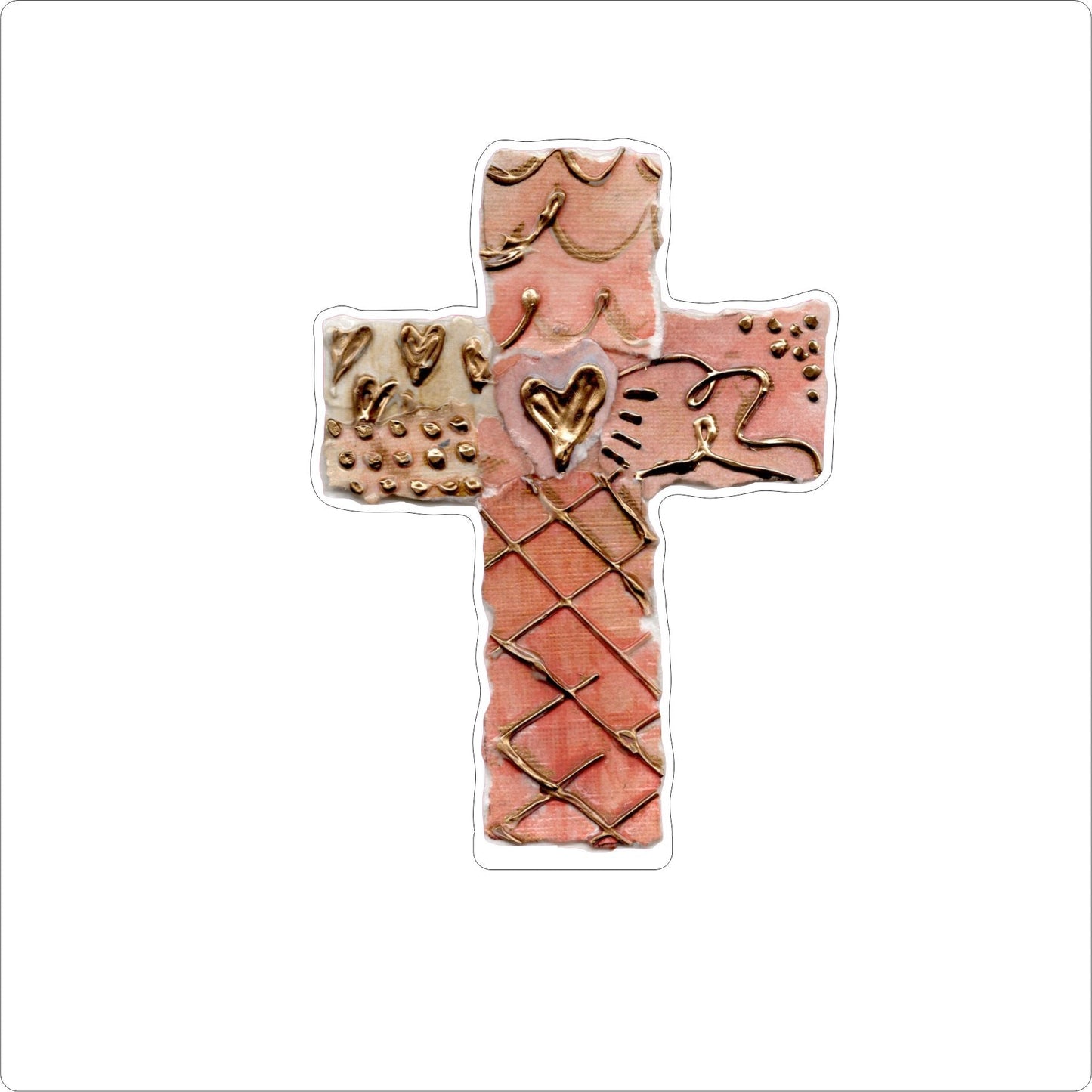 LFA-057 Pink Cross Mini | 0.50Acrylic Mini |