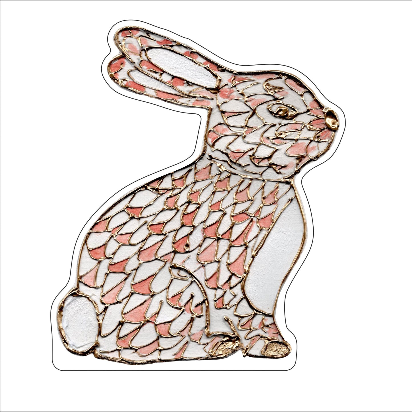 LFA-081 Pink Bunny | 0.75Acrylic Contour |