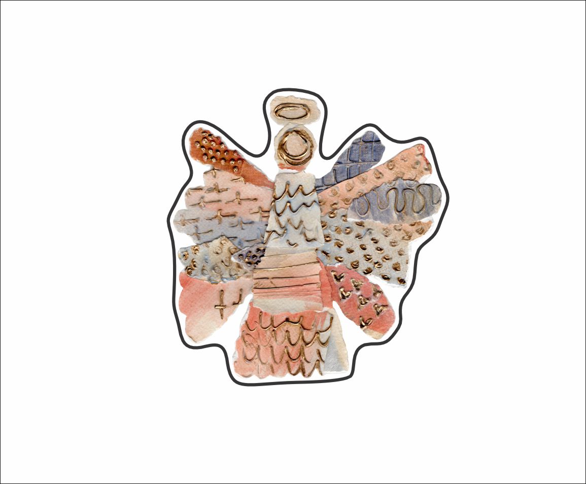 LFA-086 Angel Magnet | 0.125Acrylic Contour |
