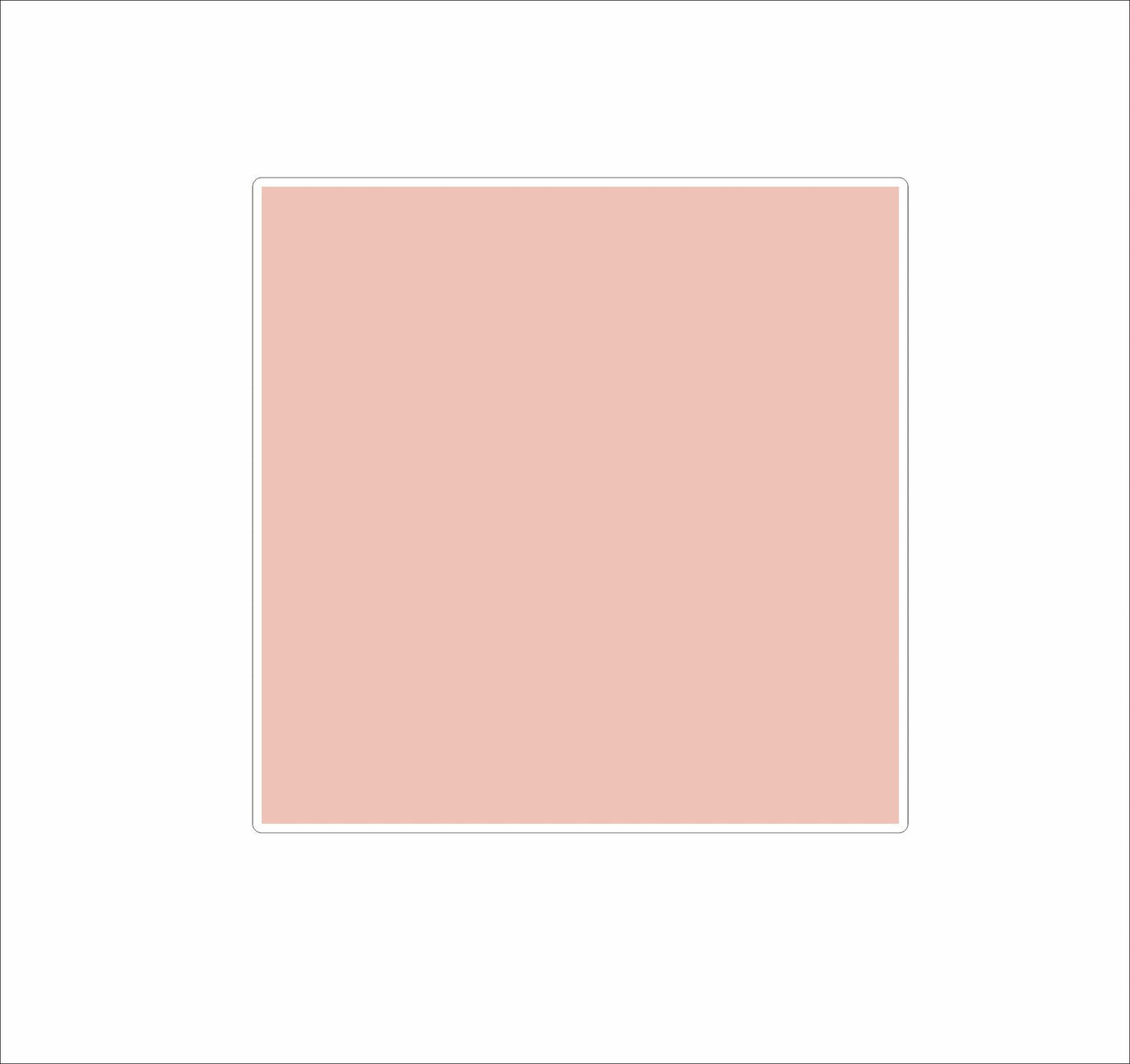 LFA-088 Light Pink Charm Base | 0.75Acrylic Contour |