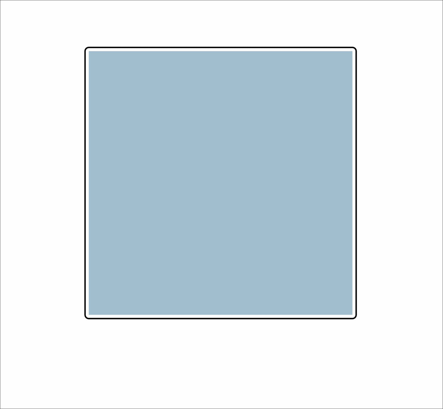 LFA-090 light blue Charm Base | 0.75Acrylic Contour |