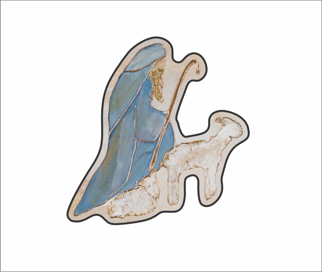 LFA-098 Nativity Shepherd Magnet | 0.125Acrylic Magnet |