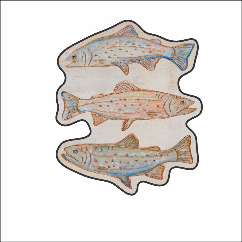 LFA-106 Trout Magnet | 0.125Acrylic Magnet |