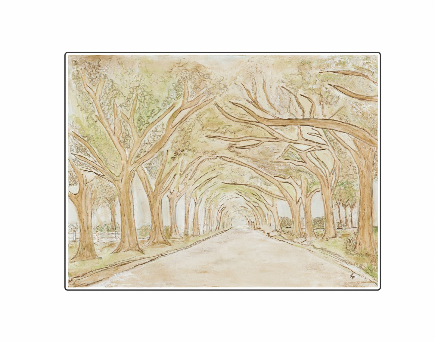 LFA-126 Tree Tunnel Block | 0.75Acrylic Contour |