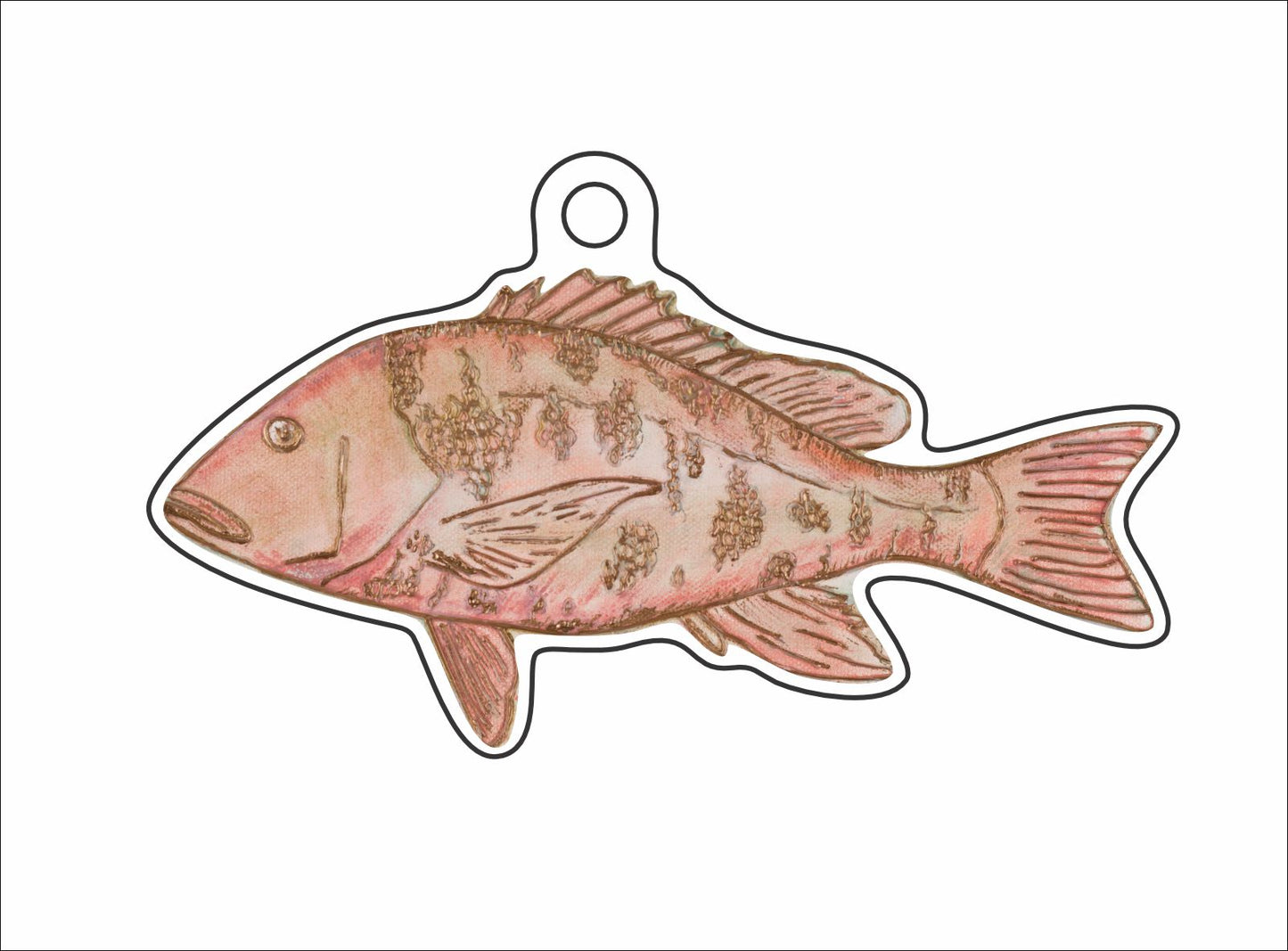 LFA-130 Snapper Ornament | 0.25Acrylic Ornament |
