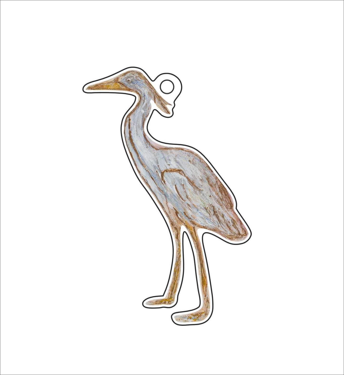 LFA-136 Heron Ornament | 0.25Acrylic Ornament | Case of 25