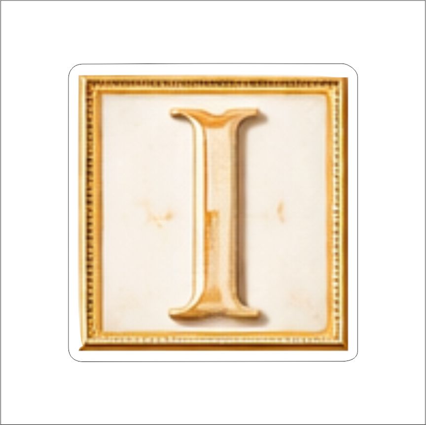 LFA-186 Letter I Magnet | 0.125Acrylic Magnet | Components