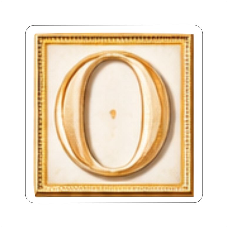 LFA-192 Letter O Magnet | 0.125Acrylic Magnet | Components