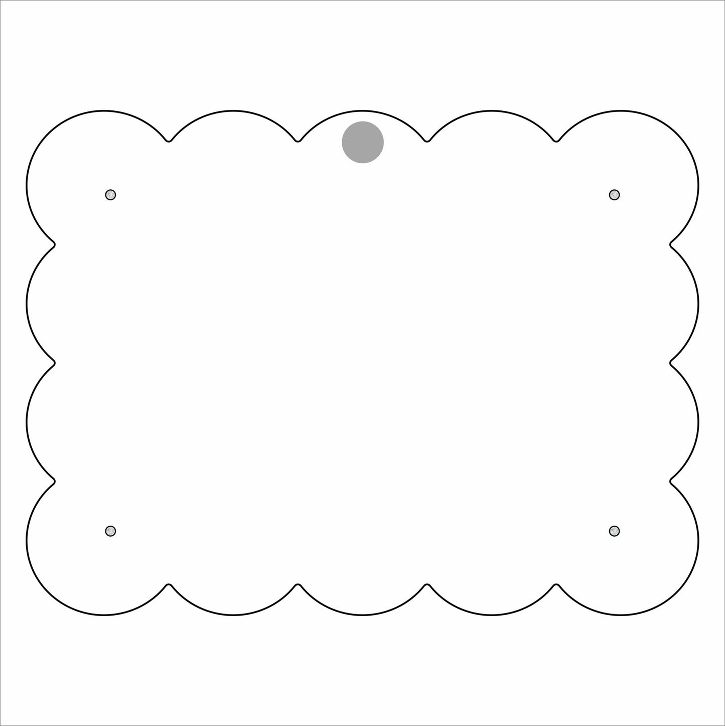 LFA-270 Clear Landscape Magnet Frame | 0.25Acrylic Picture Frame