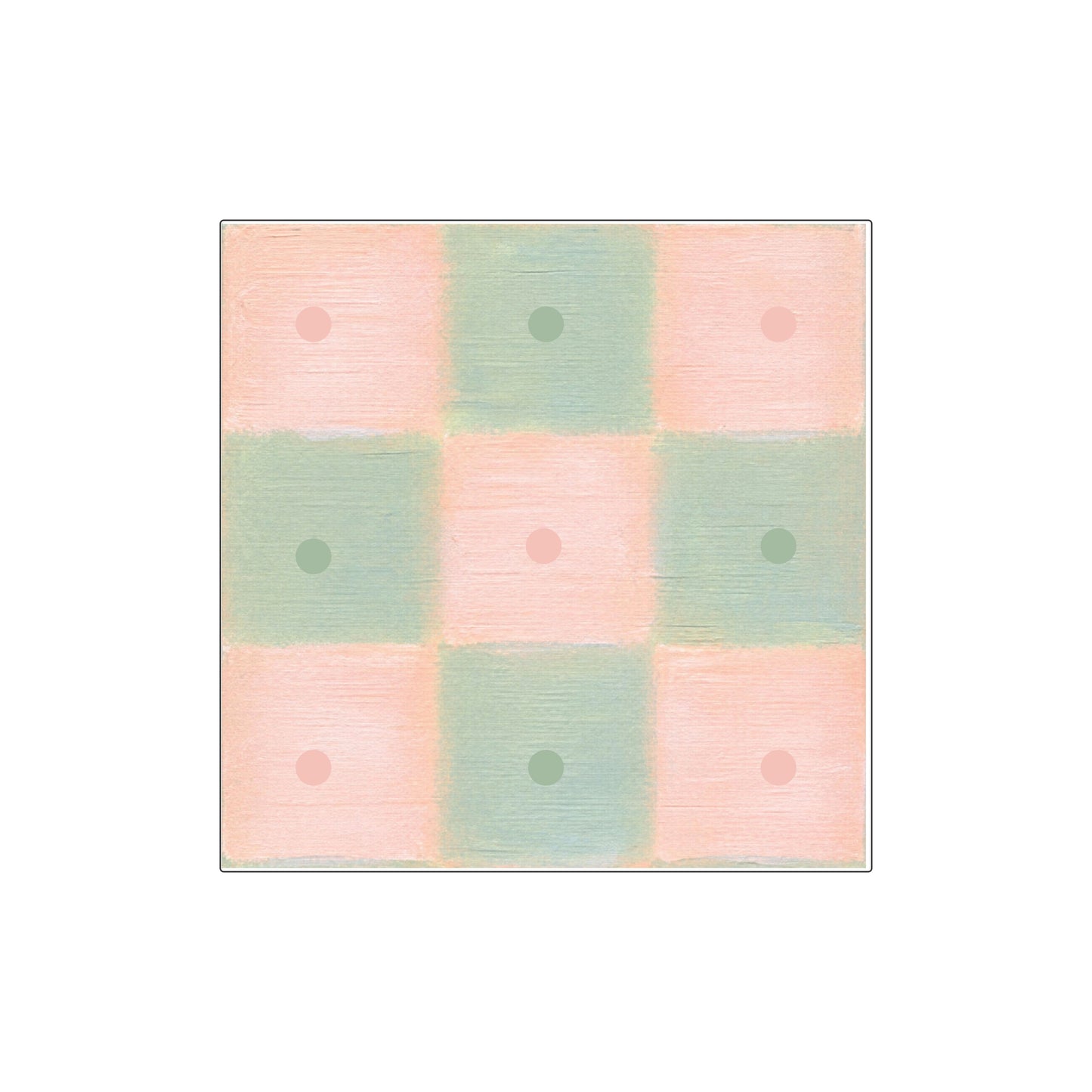 LFA-277 Green & Pink Tic Tac Toe Board | 0.25Acrylic Tic Tac Toe Board