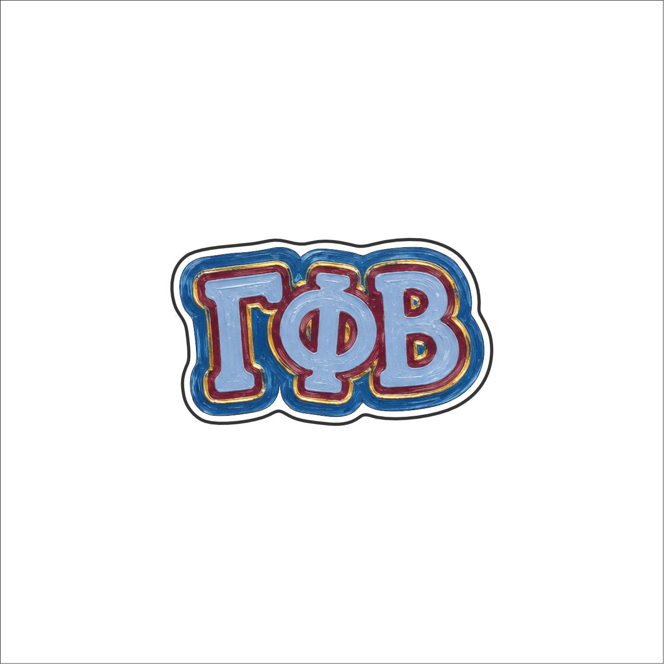 LFA-289 Gamma Phi Beta Sorority Magnet | 0.125Acrylic Magnet