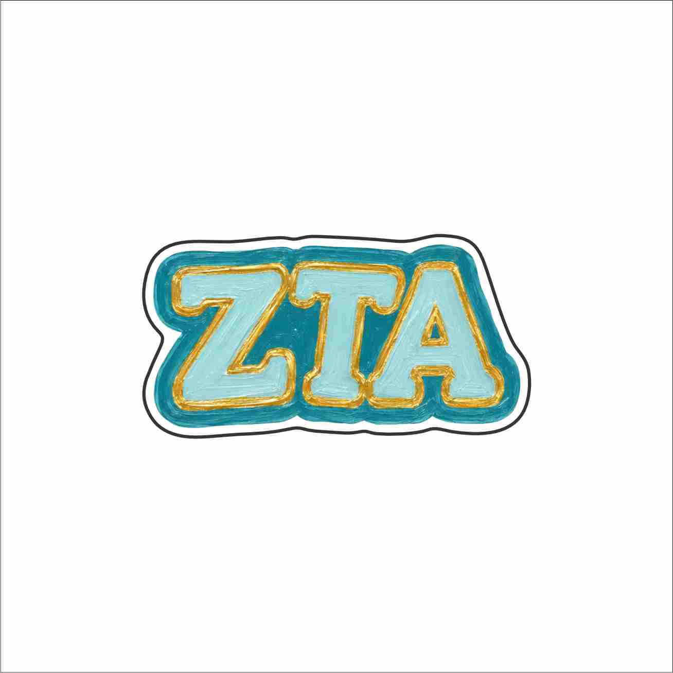 LFA-296 Zeta Sorority Magnet | 0.125Acrylic Magnet