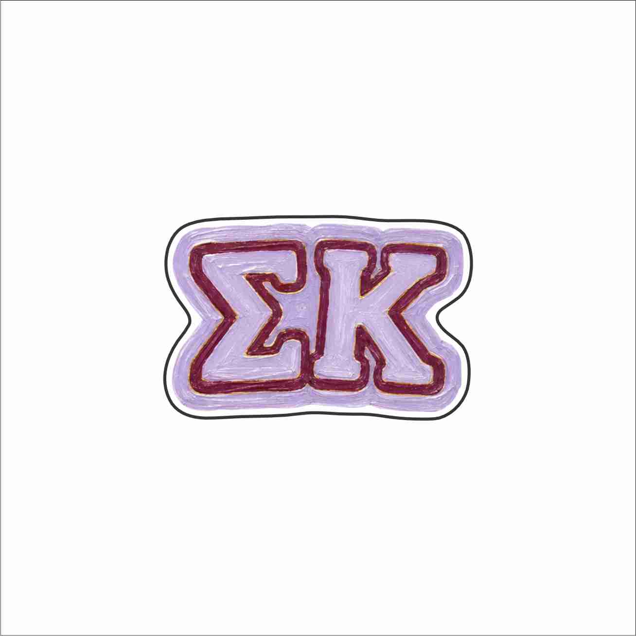 LFA-297 Sigma Kappa Sorority | 0.125Acrylic Magnet