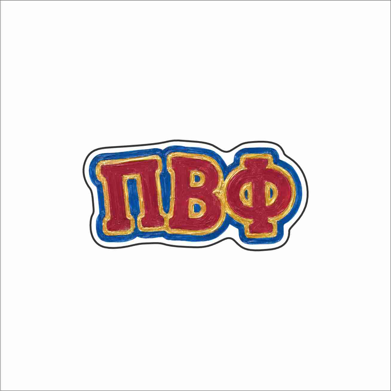 LFA-299 Pi Beta Phi Sorority Magnet | 0.125Acrylic Magnet