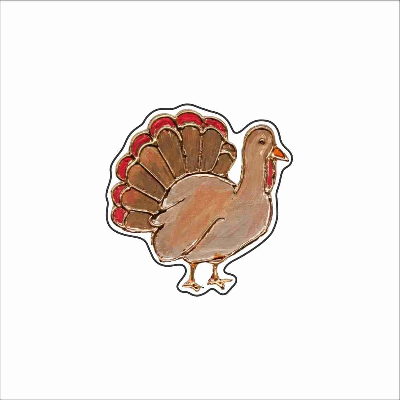 LFA-301 Turkey Magnet | 0.125Acrylic Magnet