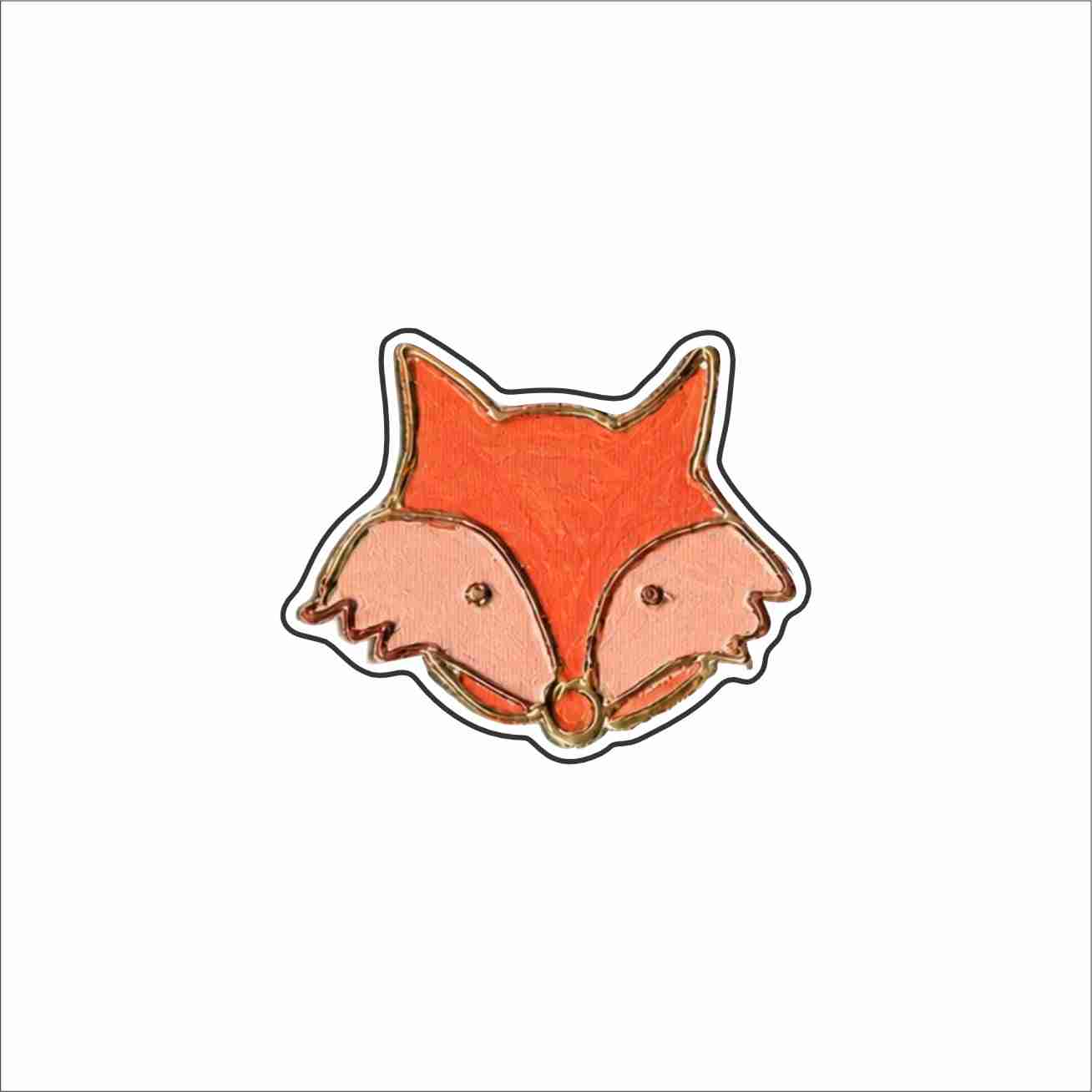 LFA-318 Fox Magnet | 0.125Acrylic Magnet