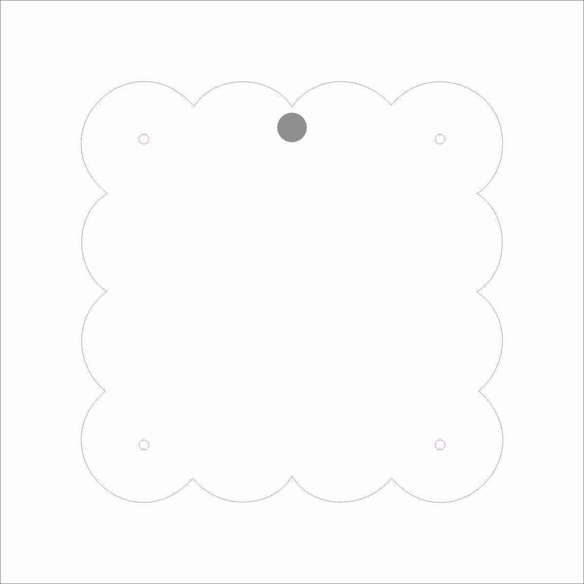 LFA-331 Clear Magnet Frame Small | 0.25Acrylic Picture Frame