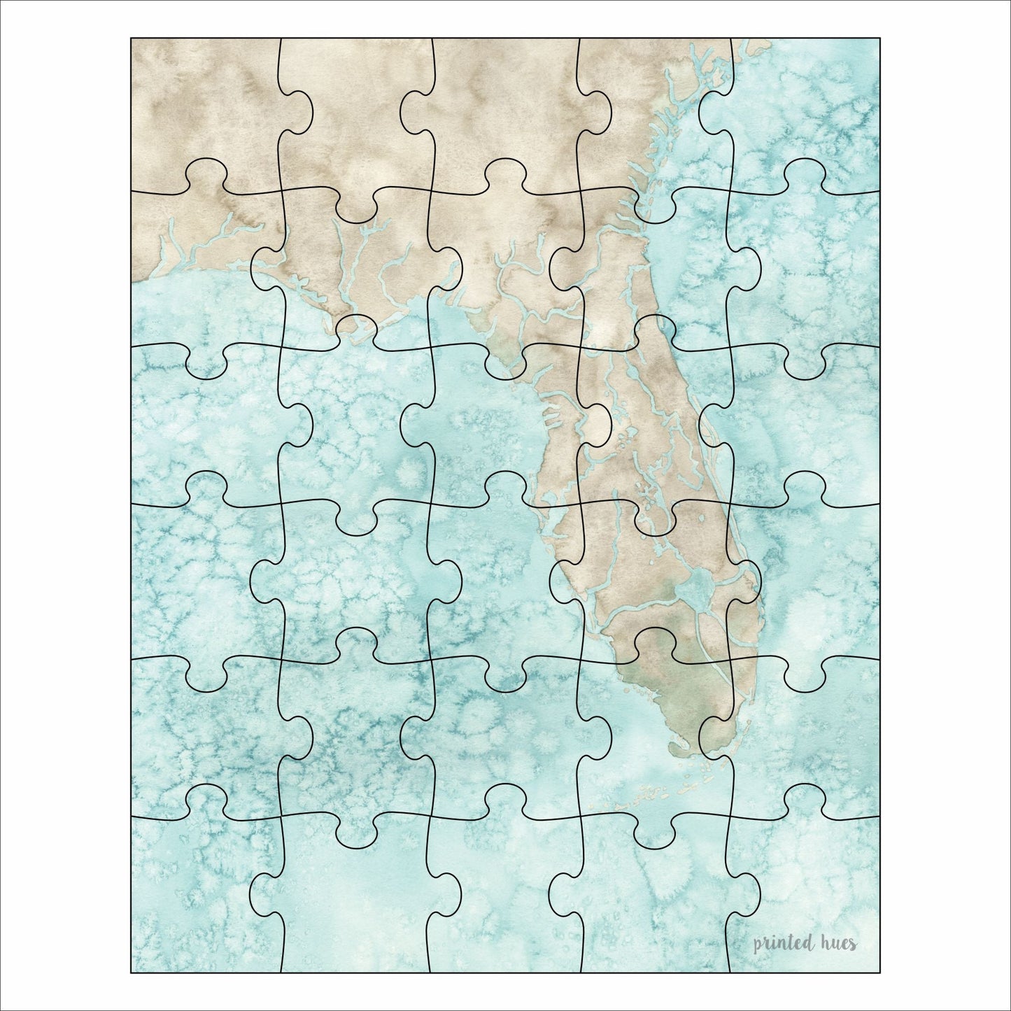 LLO-001 Florida | 0.125in. Acrylic Puzzle | Case of 25