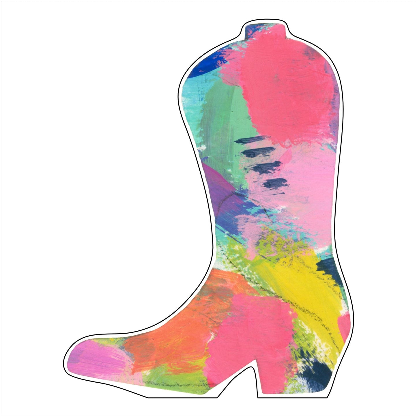 LMA-027 Boot 1 | 0.75in. Acrylic Cutout | Case (any 10+)