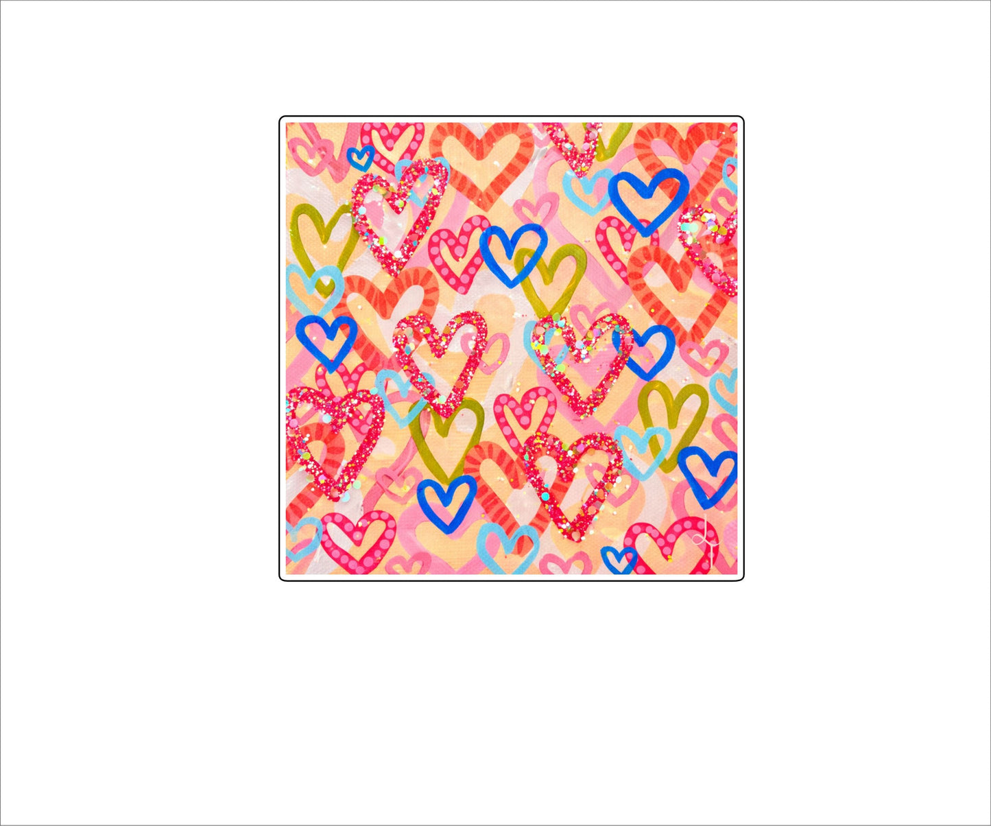 LTA-004 Heart Canvas Mini | 0.75Acrylic Contour |