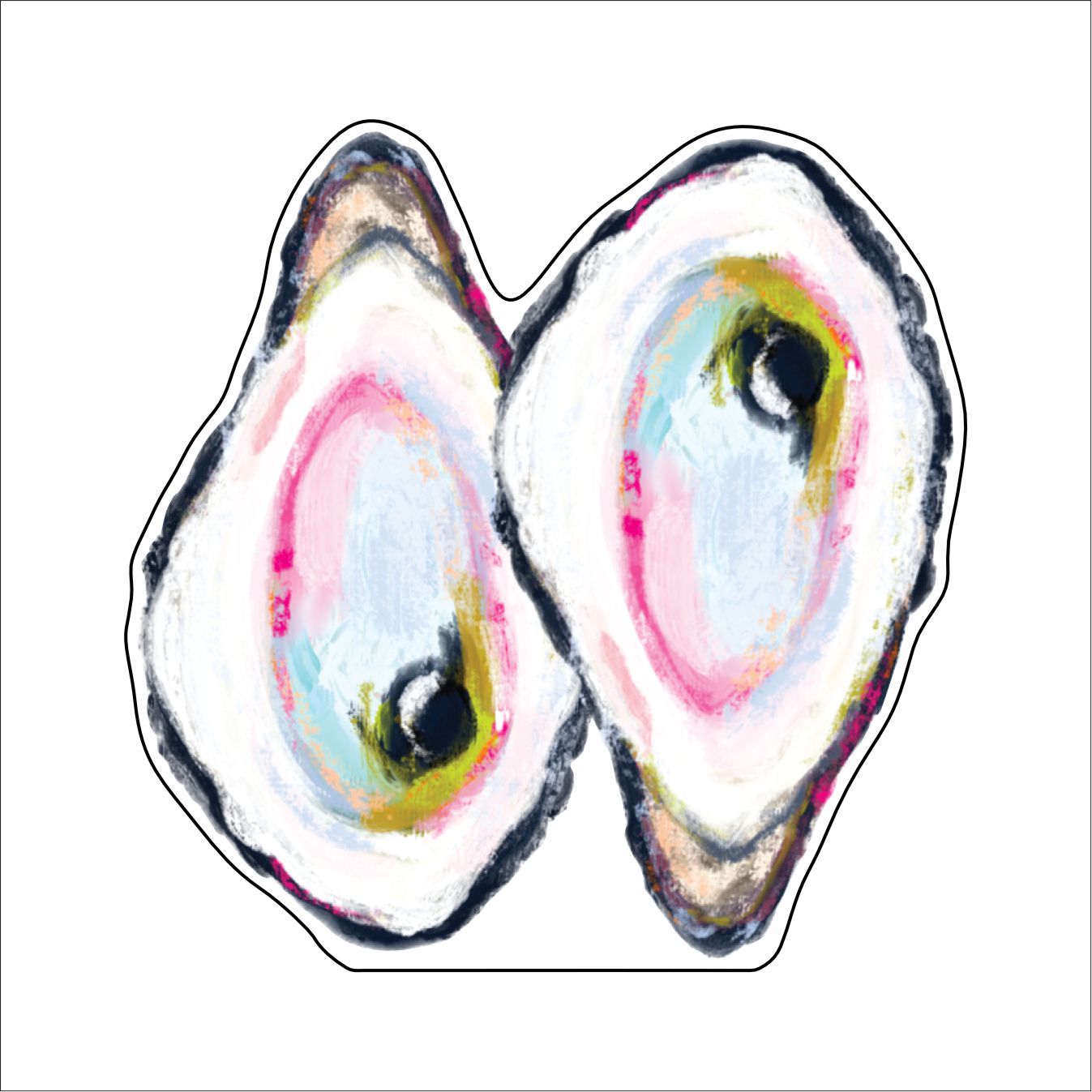 LTA-057 Oyster Shell Mini | 0.50Acrylic Mini |