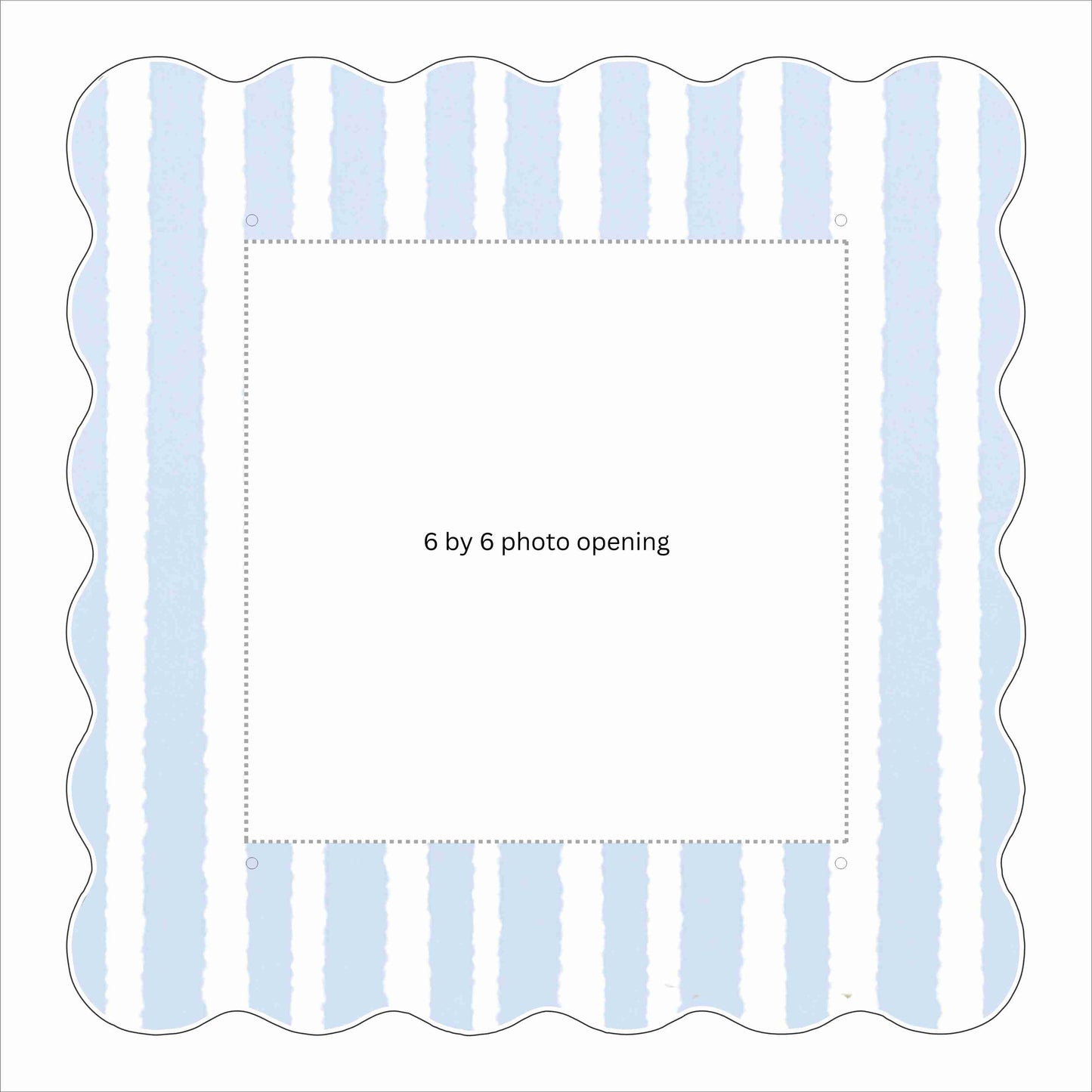 LWA-005 EJ Stripe Photo Frame | 0.25Acrylic Picture Frame