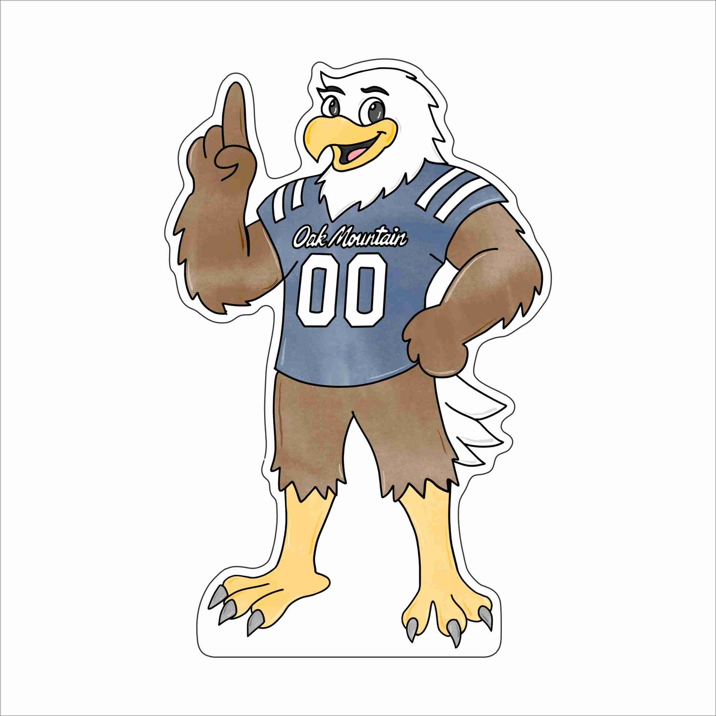 LWA-008 OM Eagle | 0.75Acrylic Contour