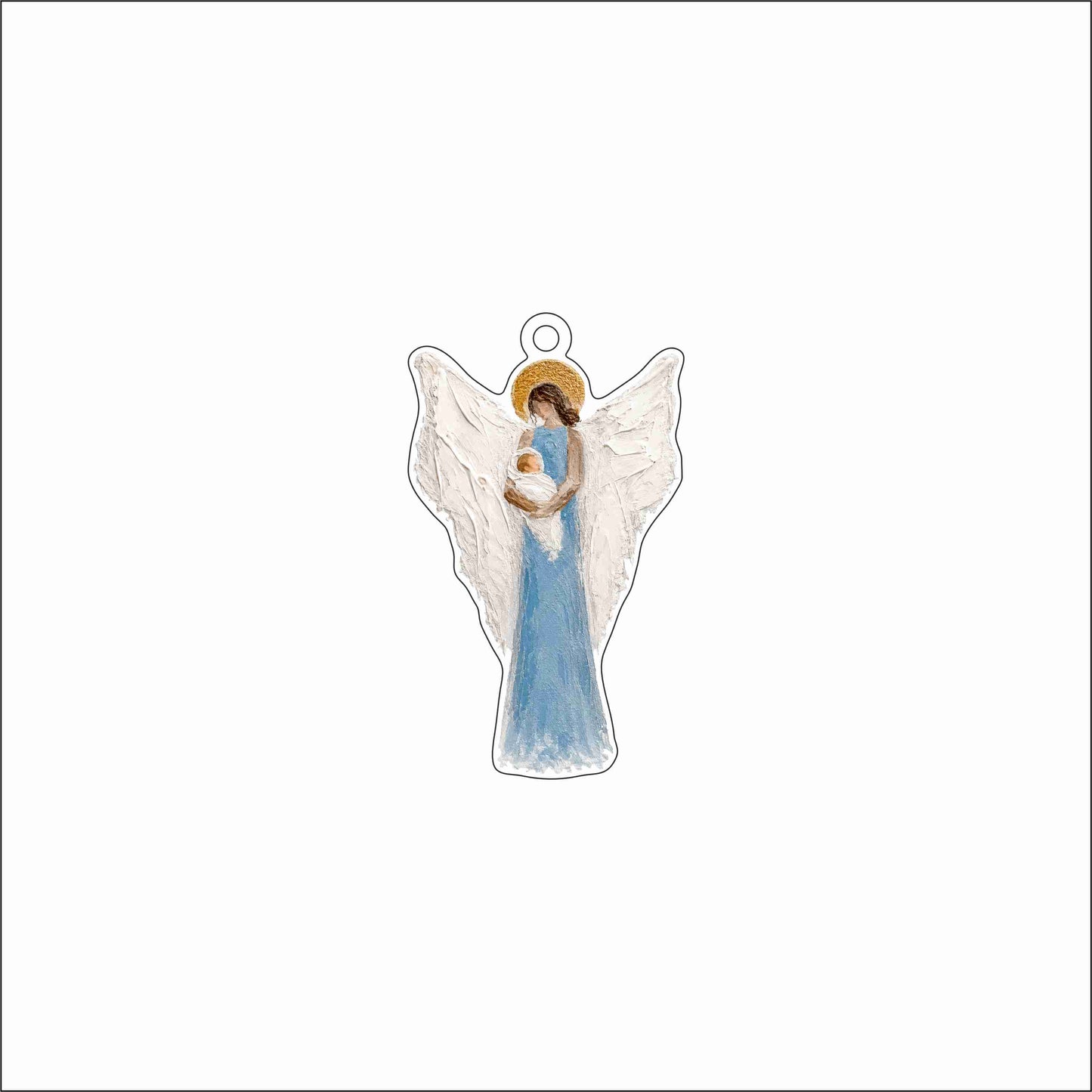 LWA-024 Guardian Angel Ornament | 0.25Acrylic Ornament