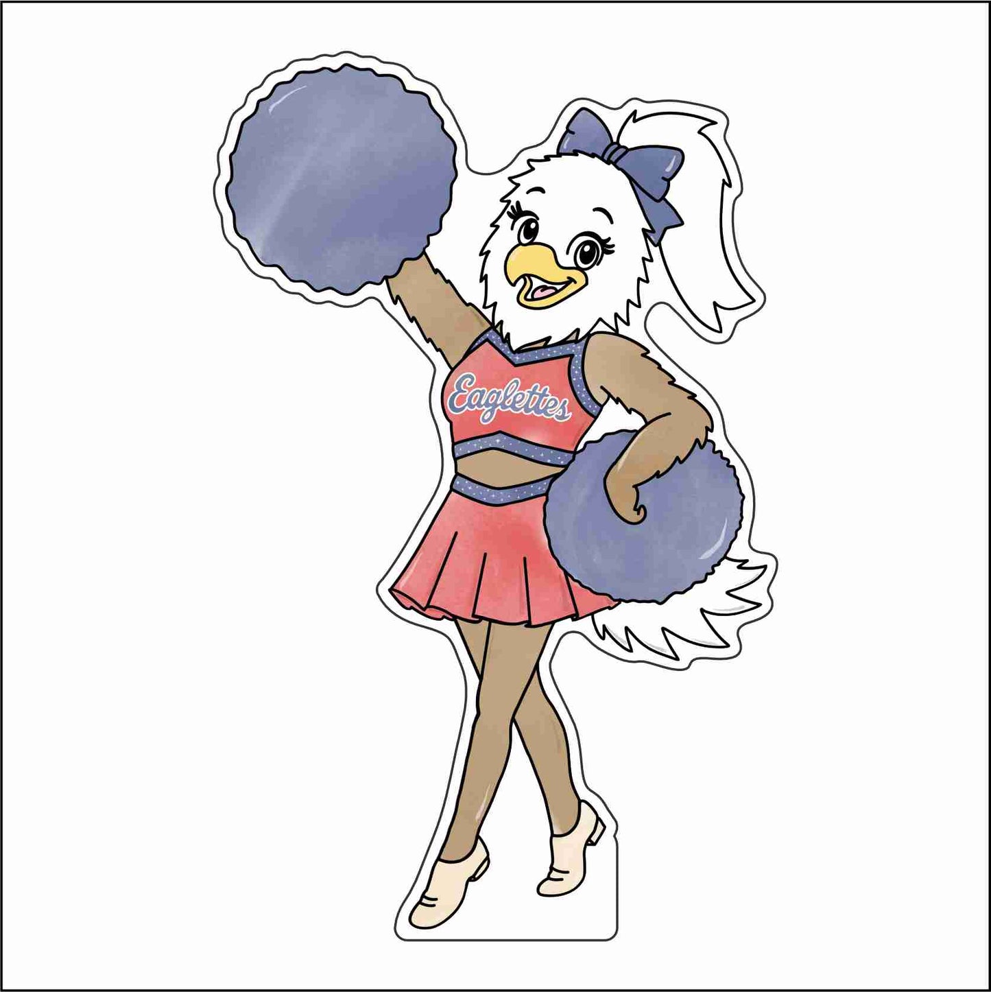 LWA-045 OM Eaglettes Mini | 0.50Acrylic Mini Contour